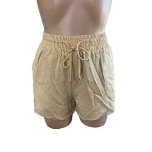 LITA by Ciara Sprout Green Silk Shorts Revolve xl